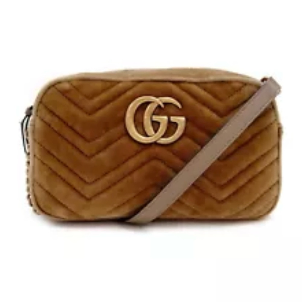 Authentic Gucci Marmont Quilted Crossbody Bag